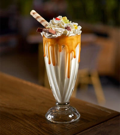 Complete Collagen Plus caramel collagen on ice cream dessert topping